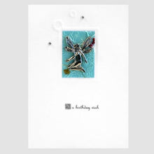 Load image into Gallery viewer, SILVER FAIRY BIRTHDAY CARD