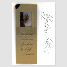 Load image into Gallery viewer, HAPPY BIRTHDAY BOOKMARK GREETING CARD