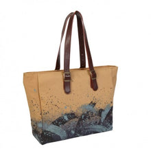 Load image into Gallery viewer, DEKKAN BAG NATURAL AND BLUE