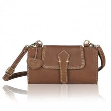 Load image into Gallery viewer, Juniper Handmade Leather Travel Purse Bag, Leather Cross Body Bag