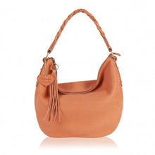 Load image into Gallery viewer, Eldenberry Handmade Leather shoulder Bag, Leather Slouchy Hobo Bag