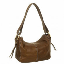 Load image into Gallery viewer, Morellino Handmade Leather shoulder Bag. Leather Slouchy Hobo Bag