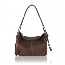 Load image into Gallery viewer, Morellino Handmade Leather shoulder Bag. Leather Slouchy Hobo Bag