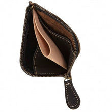 Load image into Gallery viewer, Baldwin Handmade Leather Wallet, Zipped Leather Purse