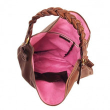 Load image into Gallery viewer, Eldenberry Handmade Leather Shoulder Bag, Leather Tote Bag, Leather Slouchy Hobo Bag