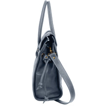 Load image into Gallery viewer, Girona Grey Leather Tote Bag

