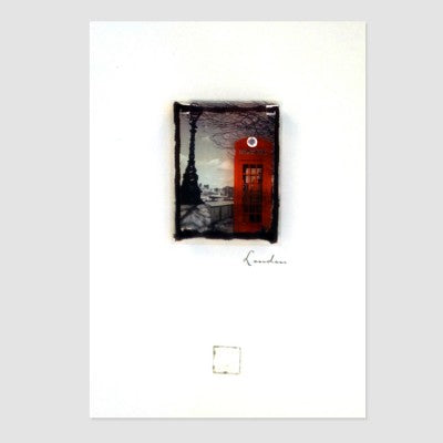 LONDON 'RED TELEPHONE BOX' CARD