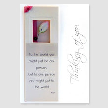 Load image into Gallery viewer, THINKING OF YOU BOOKMARK GREETING CARD
