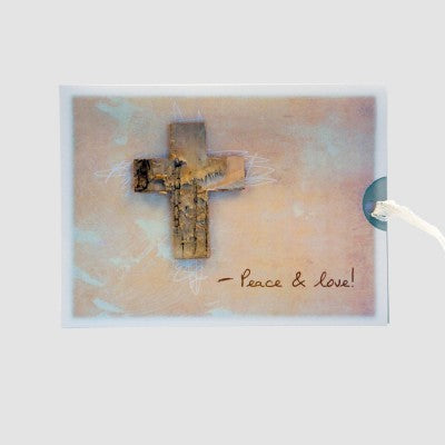 'PEACE & LOVE' GREETING CARD