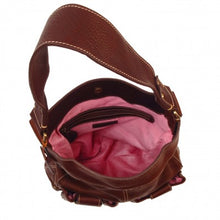 Load image into Gallery viewer, Petrolina Handmade Leather Shoulder, Slouchy, Hobo Bag
