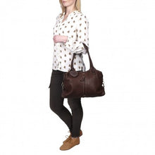 Load image into Gallery viewer, Balfour Handmade Leather Tote Bag, Leather Shoulder Bag, Leather Cross Body Bag

