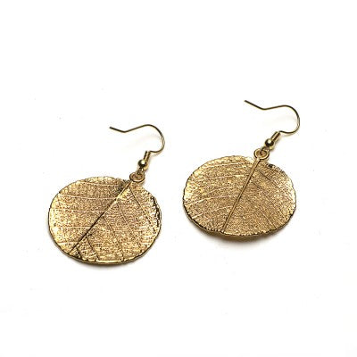 FILIGREE LEAF EARRINGS