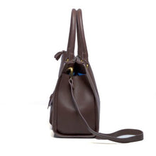 Load image into Gallery viewer, Enid Handmade Leather Tote Cross Body Bag
