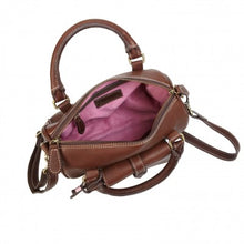 Load image into Gallery viewer, PORTLAND BROWN LEATHER TOTE BAG
