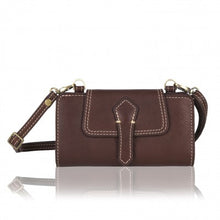 Load image into Gallery viewer, Juniper Handmade Leather Travel Purse Bag, Leather Cross Body Bag
