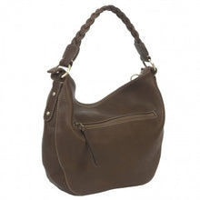 Load image into Gallery viewer, Eldenberry Handmade Leather shoulder Bag, Leather Slouchy Hobo Bag
