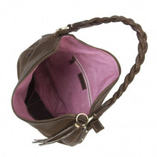 Load image into Gallery viewer, Eldenberry Handmade Leather shoulder Bag, Leather Slouchy Hobo Bag
