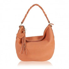 Load image into Gallery viewer, Eldenberry Handmade Leather shoulder Bag, Leather Slouchy Hobo Bag
