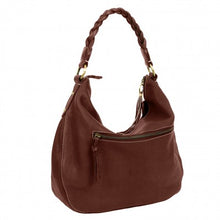 Load image into Gallery viewer, Eldenberry Handmade Leather Shoulder Bag, Leather Tote Bag, Leather Slouchy Hobo Bag
