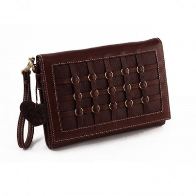 Trivento Leather Clutch Bag, Leather Purse