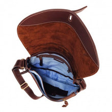 Load image into Gallery viewer, Cedar Handmade Leather Cross Body Bag, Leather Messenger Bag
