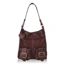 Load image into Gallery viewer, Petrolina Handmade Leather Shoulder, Slouchy, Hobo Bag
