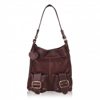 Petrolina Handmade Leather Shoulder, Slouchy, Hobo Bag