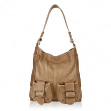 Load image into Gallery viewer, Petrolina Handmade Leather Shoulder, Slouchy, Hobo Bag
