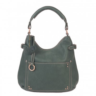 Rufino Handmade Leather Shoulder Bag, Leather Slouchy Hobo Bag