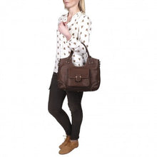 Load image into Gallery viewer, Saville Handmade Leather Shoulder Bag, Slouchy Leather Hobo Bag
